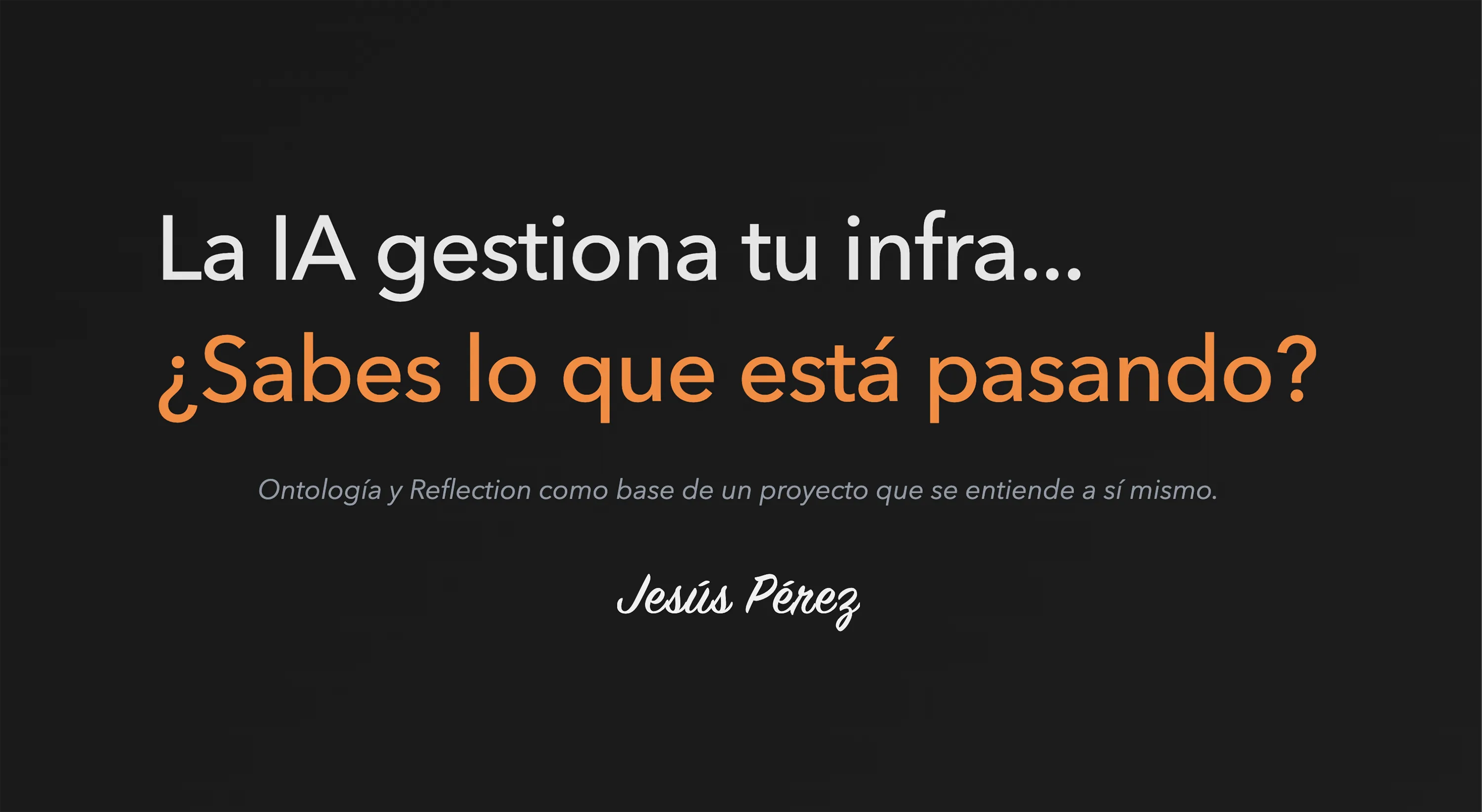 ¿La IA gestiona tu infra?