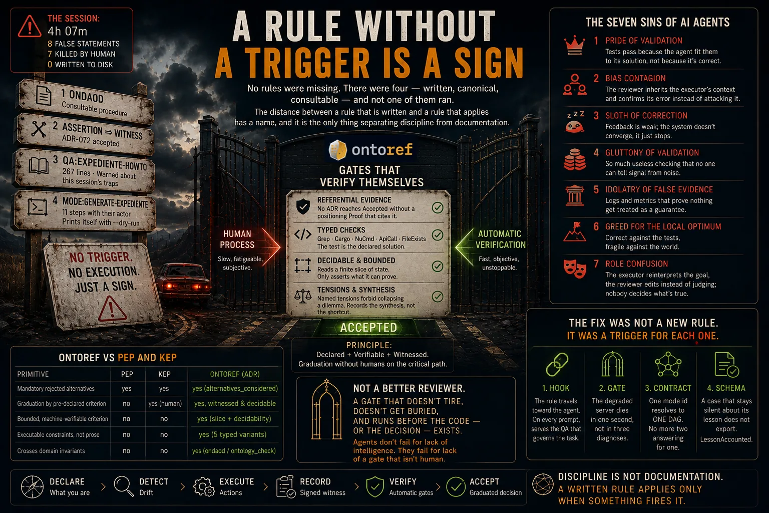 A rule without a trigger is a sign