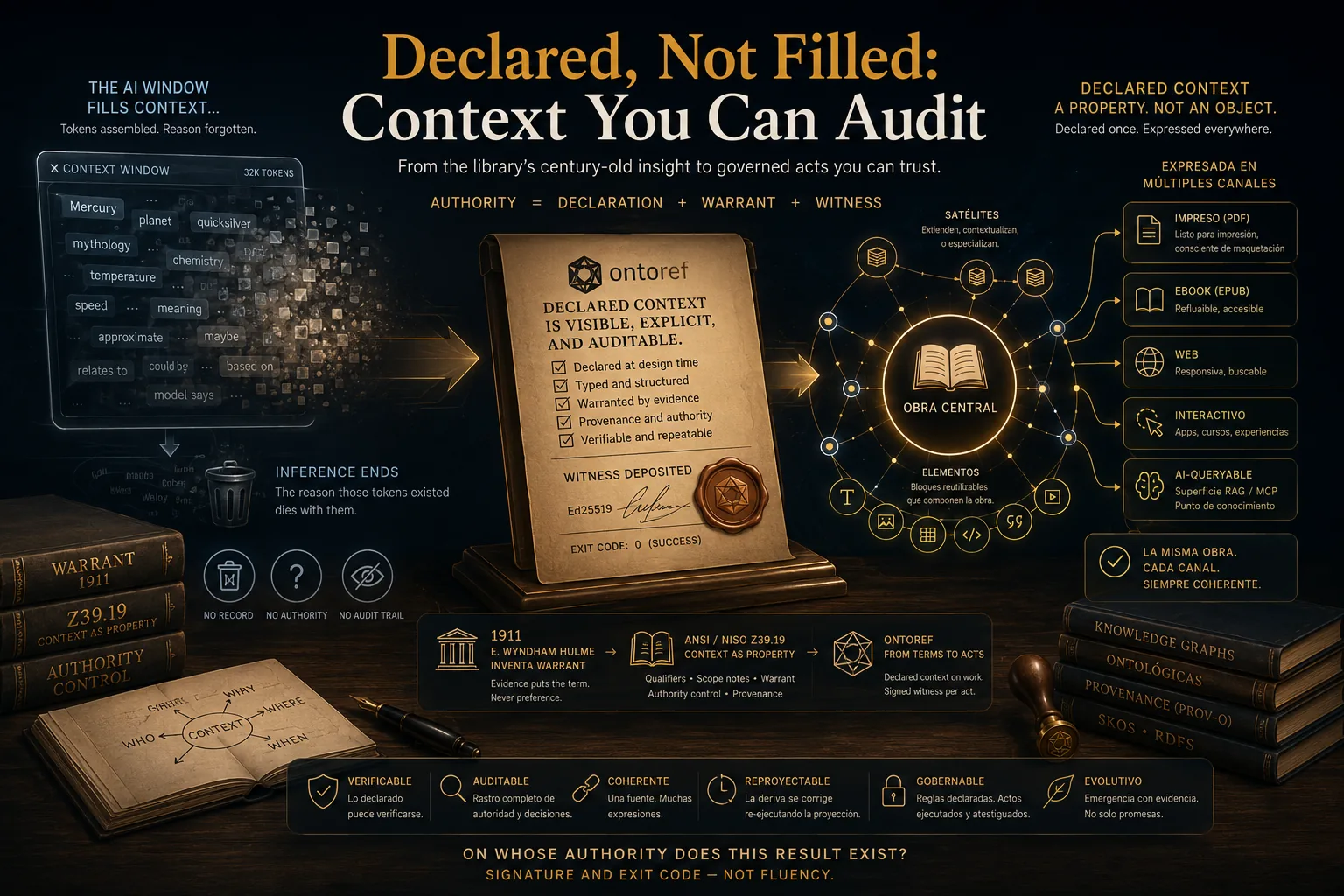 Declared, Not Filled: Context You Can Audit