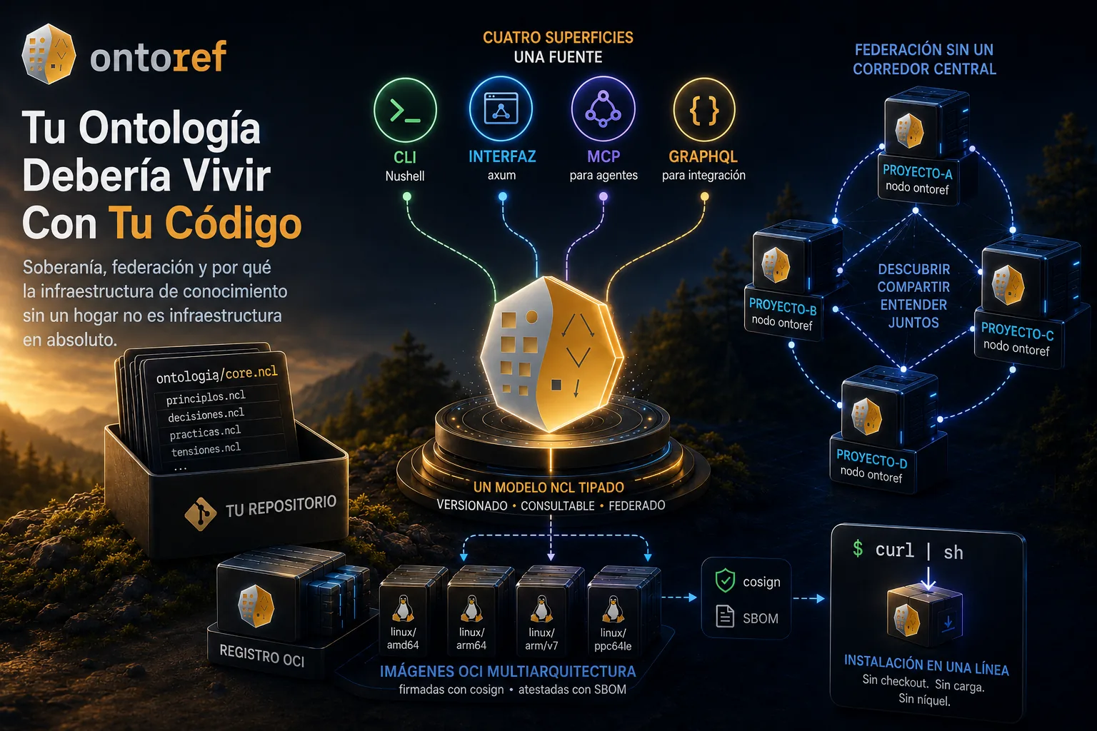 Tu ontología debería vivir con tu código