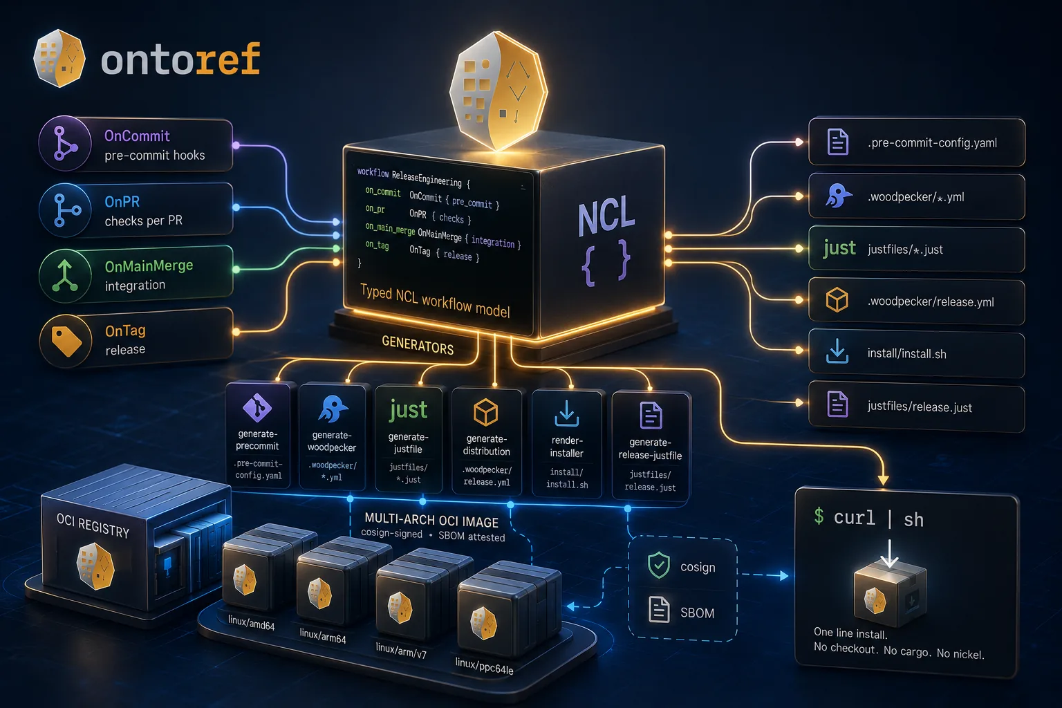 Release engineering from one model