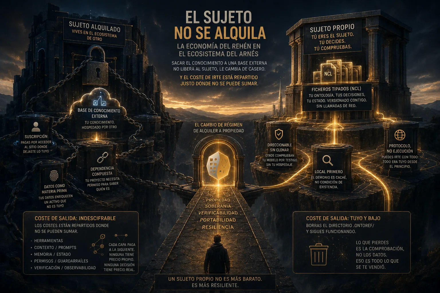 El sujeto no se alquila